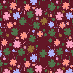 Wall Mural - seamless floral pattern