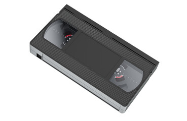 Poster - Black Videotape, 3D rendering isolated on transparent background