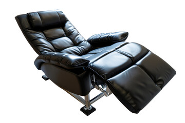 Wall Mural - Black Leather Recliner Chair