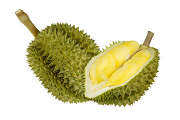 Wall Mural - durian isolated on transparent.