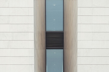 Poster - Abstract architecture. Detail of a modern office building.