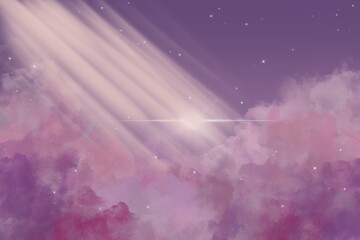 Wall Mural - sky with stars