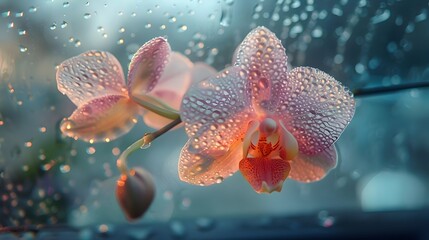 Orchid's Ethereal Dance on the Threshold of Destiny