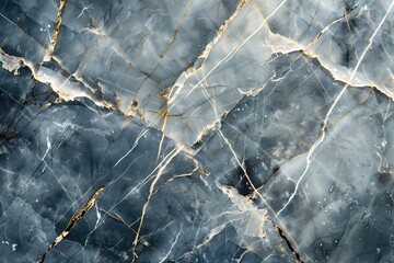 A blue and gold marble wall with a crack in it. The crack is visible in the middle of the wall and extends from the top to the bottom. The wall has a unique texture and design