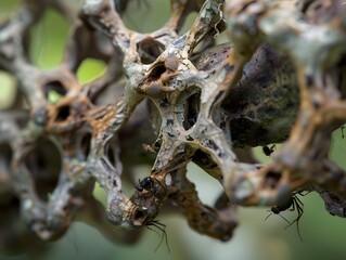 Close up of a Natural Pest Control Trap in the Wilderness