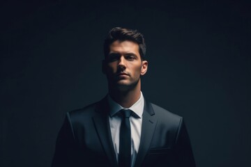 Poster - studio portrait of a businessman