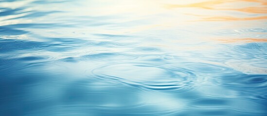 Aufkleber - Blurred background of water with copy space image.