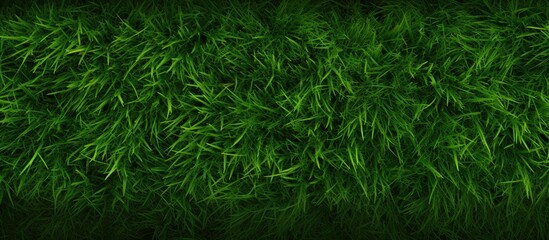 Aufkleber - Seamless texture of lush green grass with copy space image.