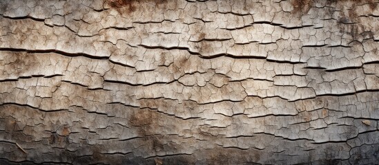 Poster - Close-up shot of tree bark texture with copy space image.