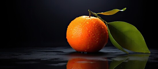 Poster - Top orange fruit with copy space image.