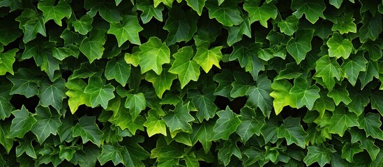 Aufkleber - Background of ivy leaves with copy space image.