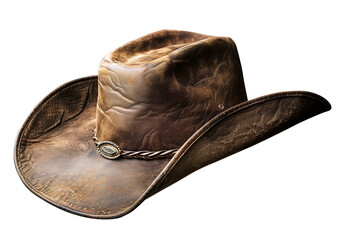 A cowboy wild west hat isolated concept
