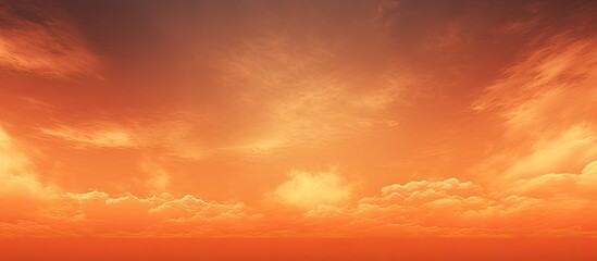 Poster - An evening sky displaying shades of orange, ideal for a copy space image.