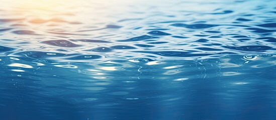 Aufkleber - Blurred background of water with copy space image.