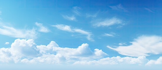 Poster - The clear sky creates a vibrant blue hue, ideal for copy space images.