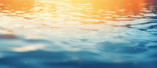 Aufkleber - Blurred background of water with copy space image.