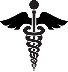 caduceus medical icon Medicine & Healthcare