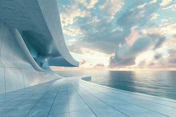 Wall Mural - Ocean and Sky View