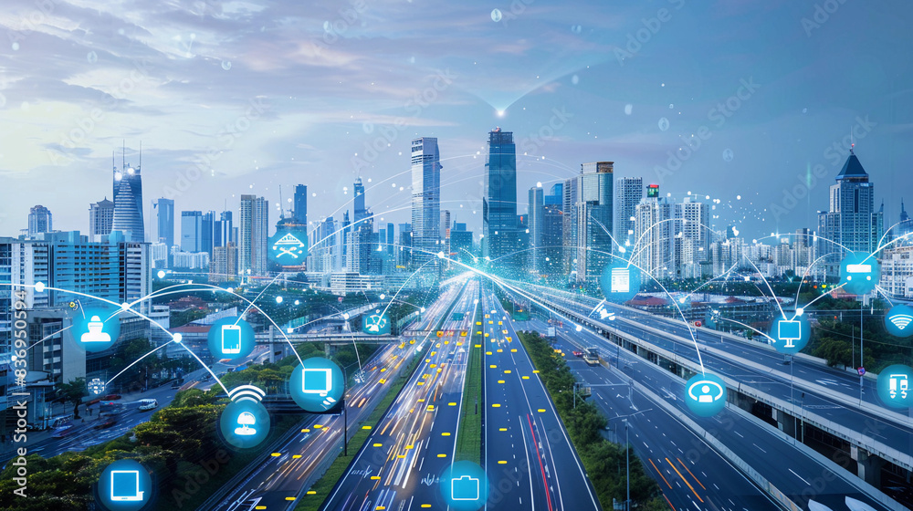 Smart Metropolis: The Future of Urban Living Stock Photo | Adobe Stock