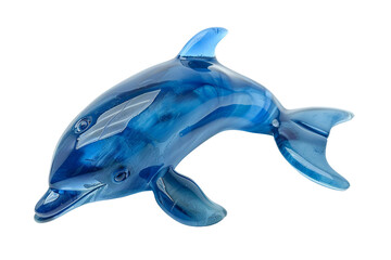 Blue Dolphin Moorii Isolated on a Transparent Background