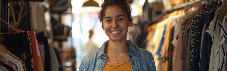 Boutique Owner in Stylish Fashion Store