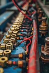Poster - a collection of various electronic equipment arranged in a row