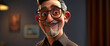© Murda - a image of a cartoon man with glasses and a mustache