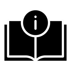 Sticker - handbook, guide book icon