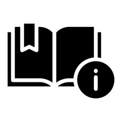 Sticker - handbook, guide book icon