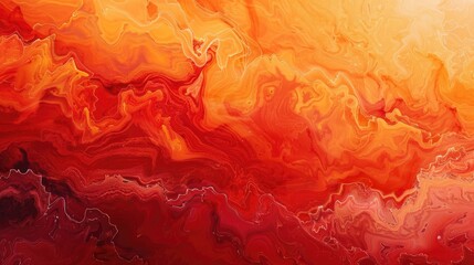 Poster - Gradient of fiery red hues, perfect for evoking passion and intensity in visuals.