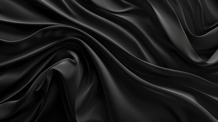 Poster - Gradient of jet black shades, ideal for adding a bold and powerful presence to visuals.