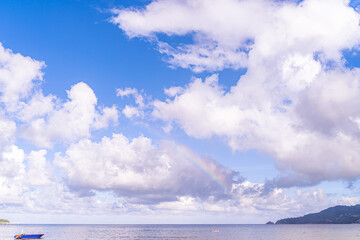 Canvas Print - clouds over the sea