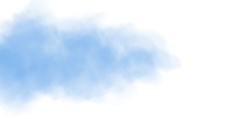 Blue fog in slow motion. Realistic atmospheric blue smoke. Blue fume slowly floating rises up. PNG.
