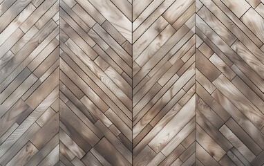 Canvas Print - Pearl oak wooden floor background.