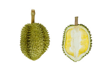 Wall Mural - durian isolated on transparent.