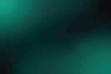 Wall Mural - Abstract dark emerald green gradient background with glowing lights. Vector illustration