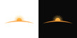 © svsetyo - Sunrise sunset sun logo vector horizon sun shine sun light symbol