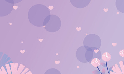 Wall Mural - Colorful Valentine's Day Background