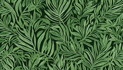 Wall Mural - abstract natural leave graphic illustration