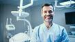 © Silard - Bright photo of a smiling dentist in his cabinet