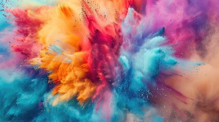 Abstract Colorful Explosion