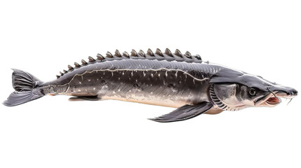 Wall Mural - Sturgeon Fish Isolated