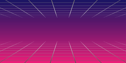 Poster - pixel art background.8 bit game.retro game. for game assets in vector illustrations.retro futurism s