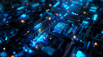 Poster - technology background wallpaper 