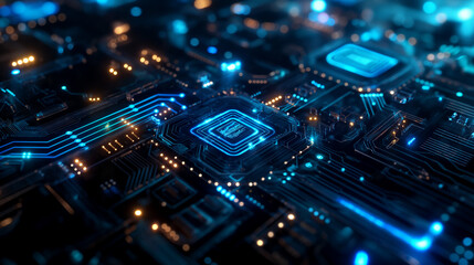Poster - technology background wallpaper 