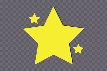 Wall Mural - Star icon collection. Twinkling stars symbols in white design. Vector SVG illustration. Design elements. isolated png transparent background