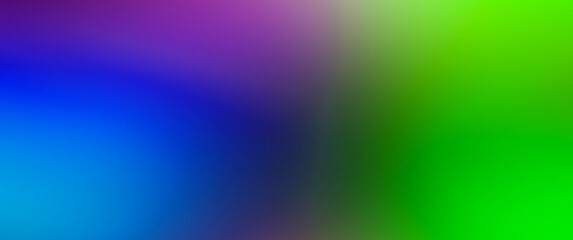 Poster - green -blue- pink background with a light spot