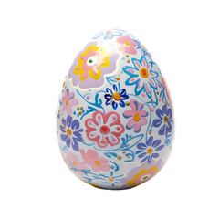 Wall Mural - easter egg isolated on white background