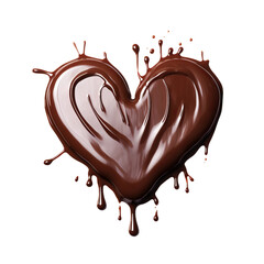 Canvas Print - heart shaped chocolate