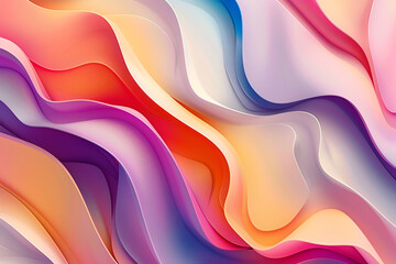 Wall Mural - Abstract background with smooth shapes